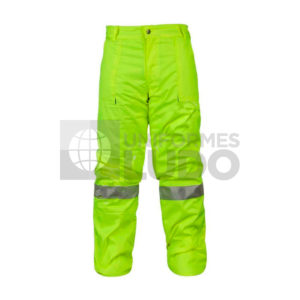 Pantalon Termico Alto Trafico (Amarillo Fluor)