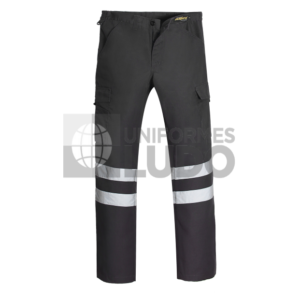 Pantalón Cargo Canvas Cinta Reflectiva Hombre