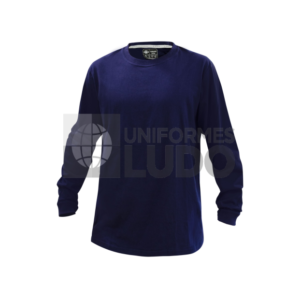 Polera essential soft manga larga hombre