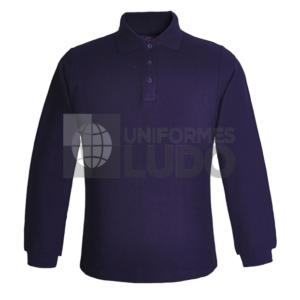 Polera polo manga larga mujer premium