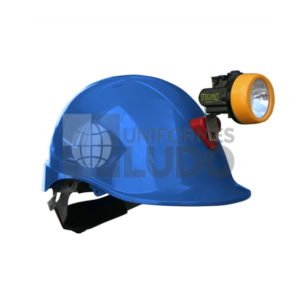 CASCO MTA ABS / PORTALAMPARA AZUL