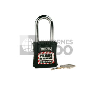 CANDADO STEELPRO DIELECTRICO NEGRO