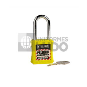 CANDADO STEELPRO DIELECTRICO AMARILLO