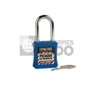 CANDADO STEELPRO DIELECTRICO AZUL