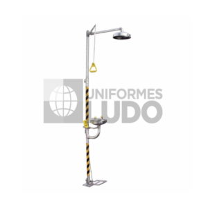 DUCHA LAVA OJOS INOX 316 CON PEDAL (BD-550A)
