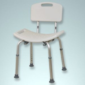 Silla de ducha con respaldo