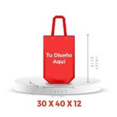 BOLSAS COMPRAS 30X40X12