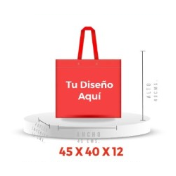 BOLSAS SUPERMERCADO 45X40X12