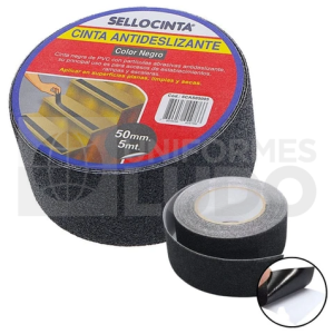 CINTA ANTIDESLIZANTE NEGRO DE 50mm x 18m