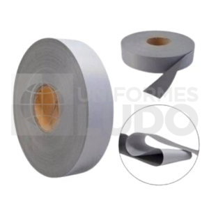 CINTA REFLECTANTE GRIS 2¨- 5cm x 100m