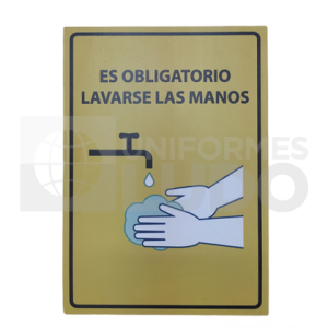 SEÑALITICA 24 x 34 (LAVADO DE MANO)