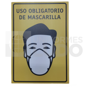 SEÑALITICA 24 x 34 (USO OBLIGATORIO MASCARILLA)