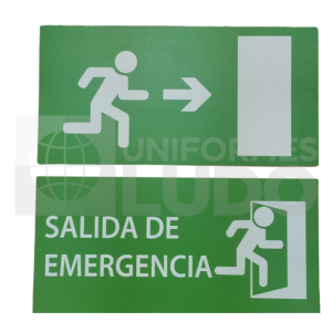 SEÑALITICA 30 x 15 (VIA DE EVACUACION)