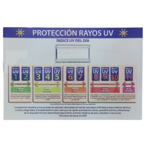 SEÑALITICA 60 x 40 (PROTECCION RAYOS UV)