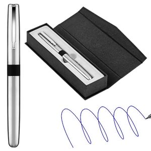 Roller plateado con estuche B60