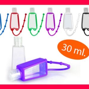 Envase con Alcohol gel Transportable Hanger AH1